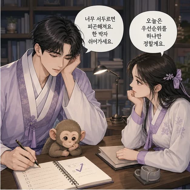 갑신일주 10컷: 다만 내 기준을 혼자 오래 붙들고 버티는 패턴이 강해지는 때엔 지칠 수 있어요. 빠른 판단 뒤 놓친 감정이 없는지 한번 확인하기부터 해보세요.