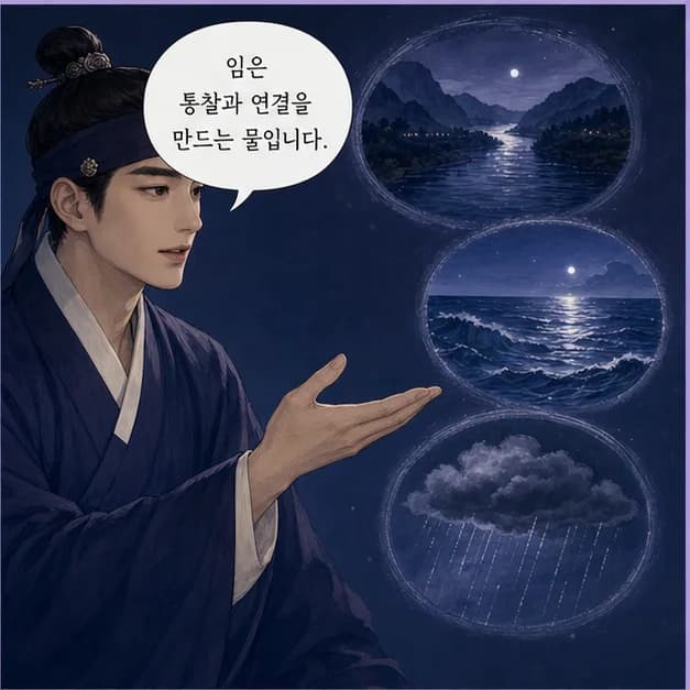 임자일주 3컷: 먼저 일간 壬. 사주에서 ‘나’를 읽는 기준이에요.