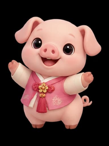 돼지띠 수집형 캐릭터