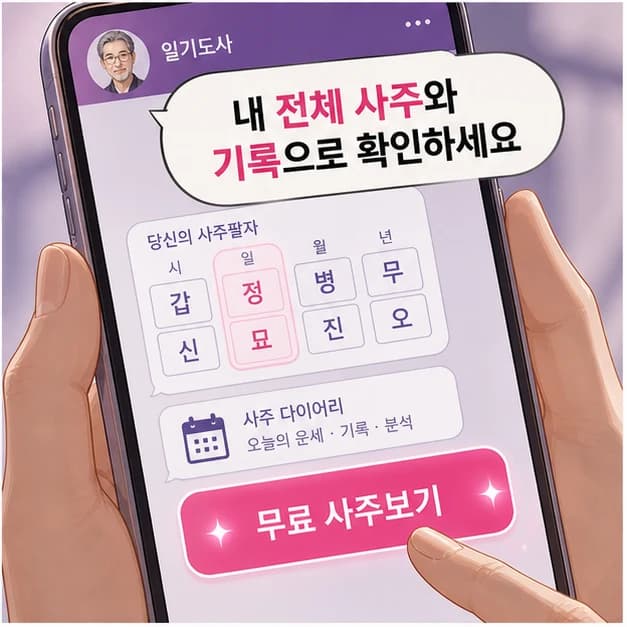 을사일주 연예인 비교 웹툰 6컷