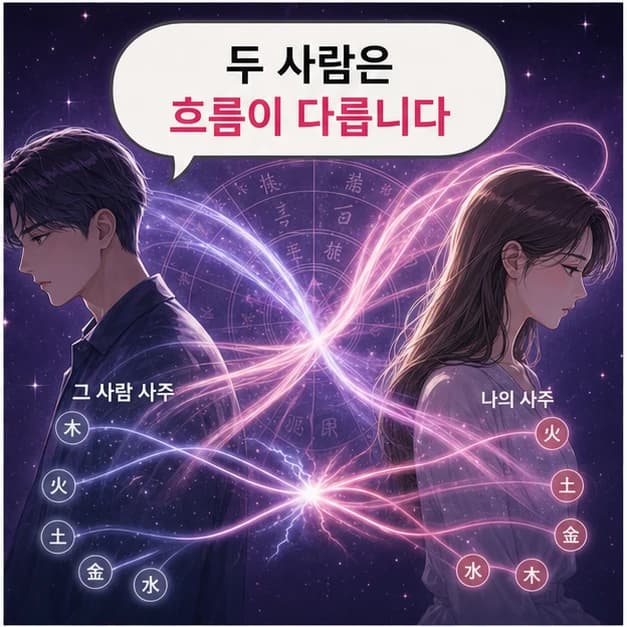 좋은데도 자꾸 엇갈리는 이유 4컷