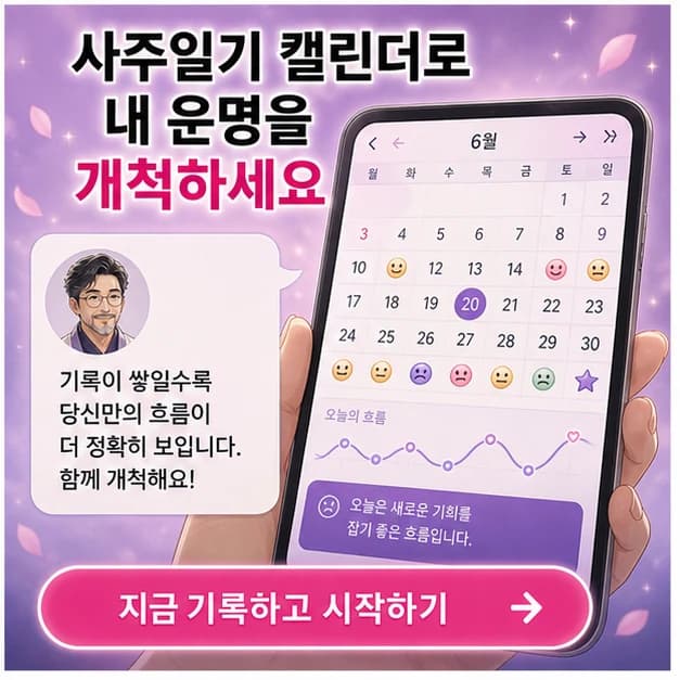 사주는 겁주는 말보다, 기록으로 흐름을 보는 쪽에 가깝습니다 6컷